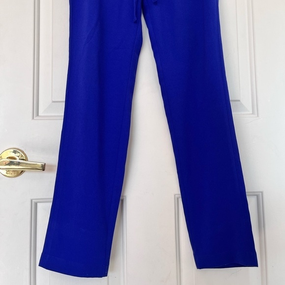 T. Babaton Cobalt Blue Relaxed Fit Drawstring Waist Trouser XS - Picture 4 of 16